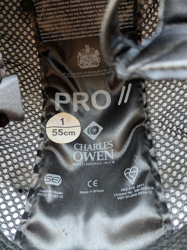 Charles owen pro jockey - pro, 11