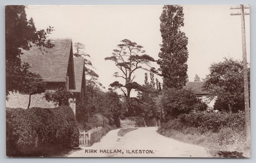 Postcard vintage kirk hallam - postcard,