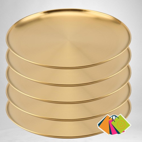 Round gold metal - metal, plates
