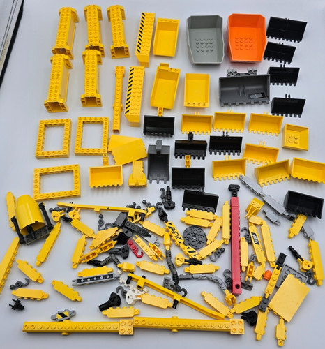 Lego yellow construction parts - lego,