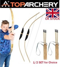 Bamboo wood bow with arrows - bamboo,