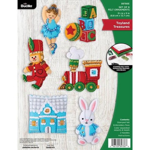 Bucilla felt ornaments - felt,
