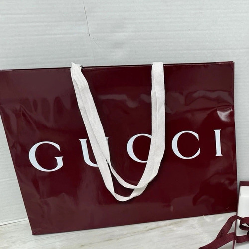 Gucci burgundy gift bag tote - ,