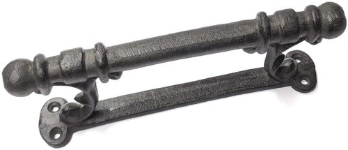 Cast iron barn door - barn, handle