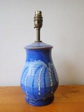 Vintage blue pottery table