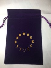 PURPLE MOON PHASE TAROT BAG