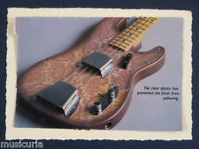 ao~ handmade greetings / birthday card PAISLEY TELECASTER BASS