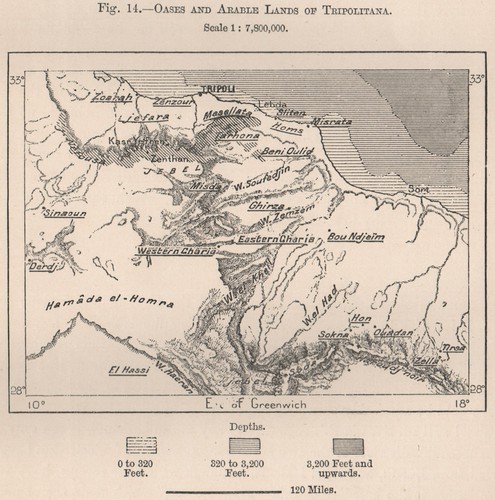Oases arable lands - oases, of