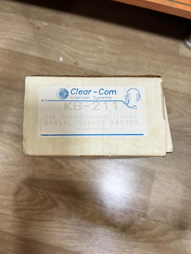 Clear com 211 - kb-211, two