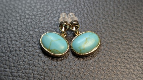 Vintage monet turquoise drop - monet,
