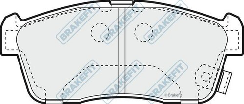 Apec blue front brake pad - front,