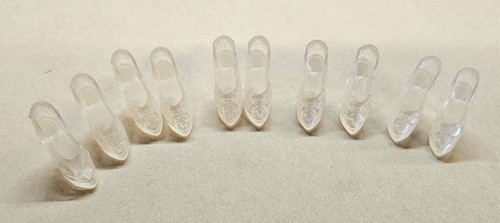 Pairs dolls frosted - frosted, glass