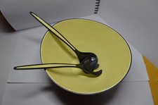 Rare Vintage 1960s Emsa Salad  Bowl And Servers  used