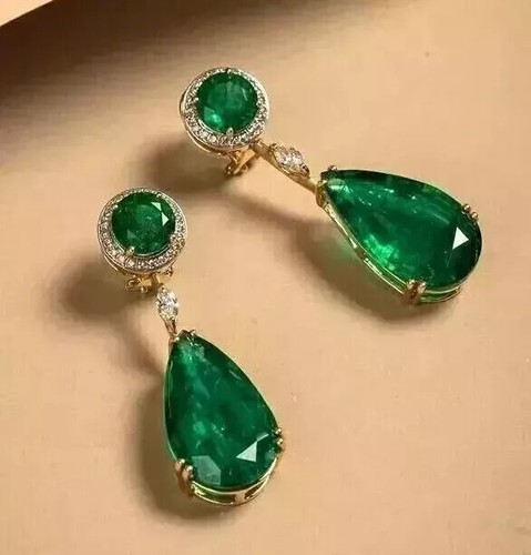 Art deco style pear cut - art,