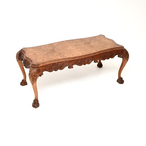 Antique queen anne - antique, burr