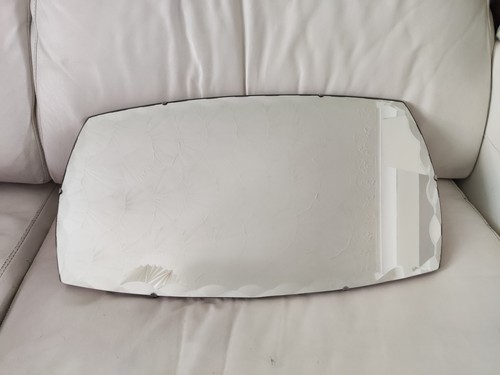 Art deco frameless mirror - art,