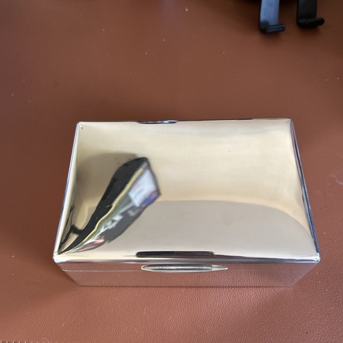 Sterling silver cigarette box - sterling,