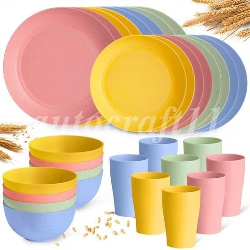 Wheat straw round dinnerware - round,