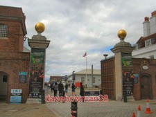 PHOTO  ENTRANCE TO PORTSMOUTH HISTORIC DOCKYARD PART OF THE NAVAL BASE AT PORTSM