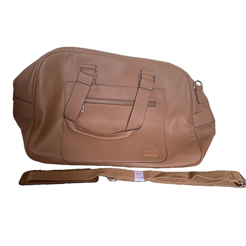 Large light brown faux - brown,