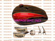 TRIUMPH T140 BLACK & RED STEEL