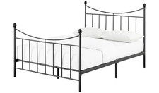 Clara Double Metal Bed Frame - Black