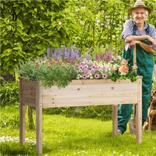 Wood Garden Raised Bed