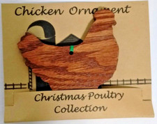 Solid Oak Wooden Chicken