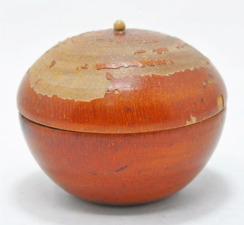 Antique wooden kum - antique, powder