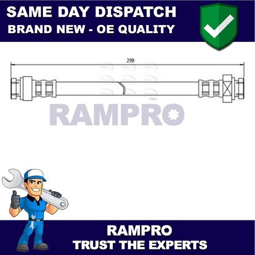 Rampro rear brake hose - rampro,