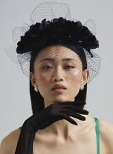 Coast Lisa Tan Fascinator Flower Headpiece Navy - New