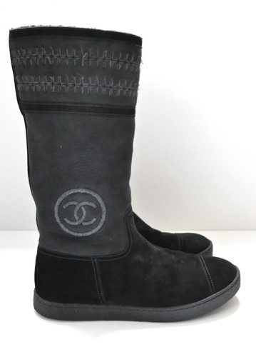 Chanel logo shearling lined - chanel,