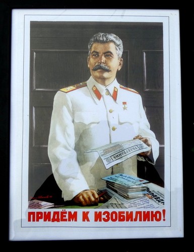 Joseph stalin framed reprint - stalin,