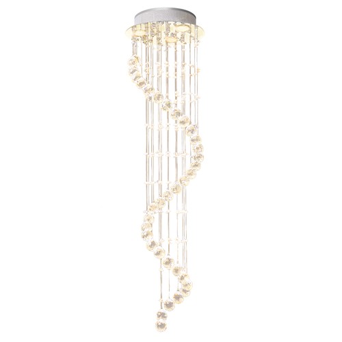 Homcom modern crystal droplet - crystal,