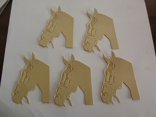 Die cuts horse cut - 5,