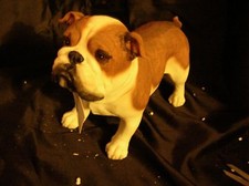 BULLDOG dog figurine  standing