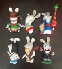 Rayman Raving Rabbids 6 Figure Bundle Ubisoft -  2.5”