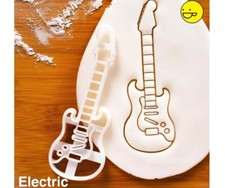 Electric Guitar cookie cutter | music musical rock gig concert guitarist biscuit