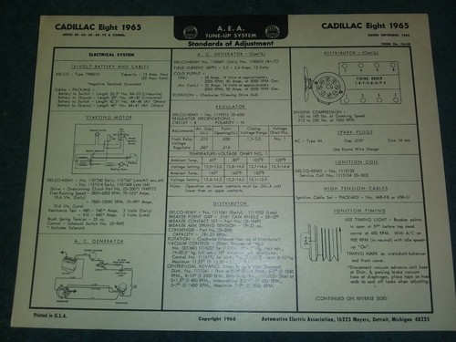 1965 cadillac engine - 1965,