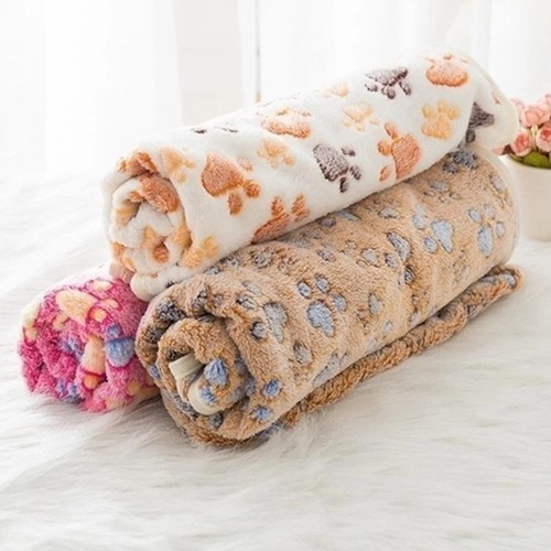 Soft fluffy pet blanket coral - pet,