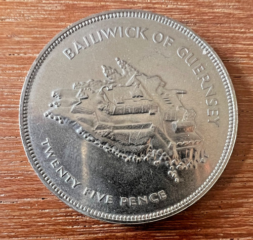 1977 25p twenty five - 25p,