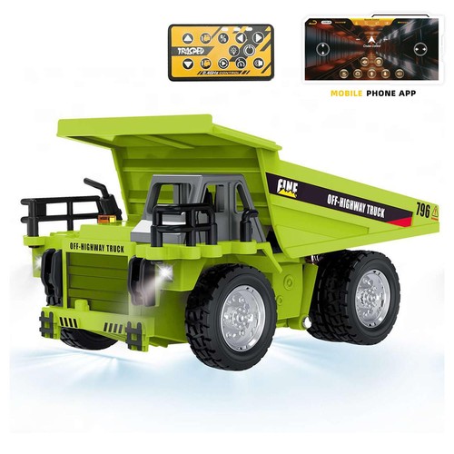 Half metal dumpe truck - half,
