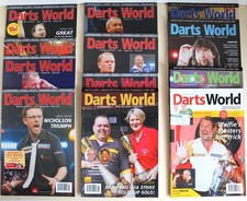 12x Darts World magazine 2010 12 x issues January to December Perfect condition