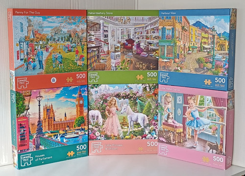 Corner piece jigsaw puzzles - 6x,