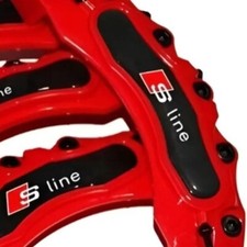 4x Brakes Caliper Covers Red for Audi Q1 Q2 Q3 Q5 TT RS A1 A5 A6 S3 A3 A4 S7 RS