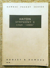 Haydn - Symphony 2 in D (London): 62pgs Boosey & Hawkes Pocket Score No 146