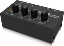 Behringer HA400 Ultra-Compact 4-Channel Stereo Headphone Amplifier