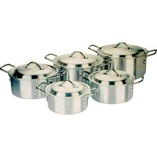 LARGE SIZE ALUMINIUM CASSEROLE STOCK SAUCEPAN POT WITH LID COOKWARE COOKING PAN
