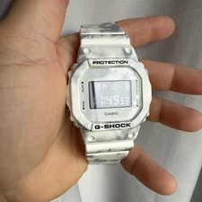 Casio G Shock Gents Watch Snow Camo Design DW-5600GC (no case/documentation) 