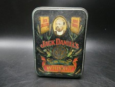 Vintage Jack Daniels Old Whiskey Tin Box Empty Made in England - No Bottles